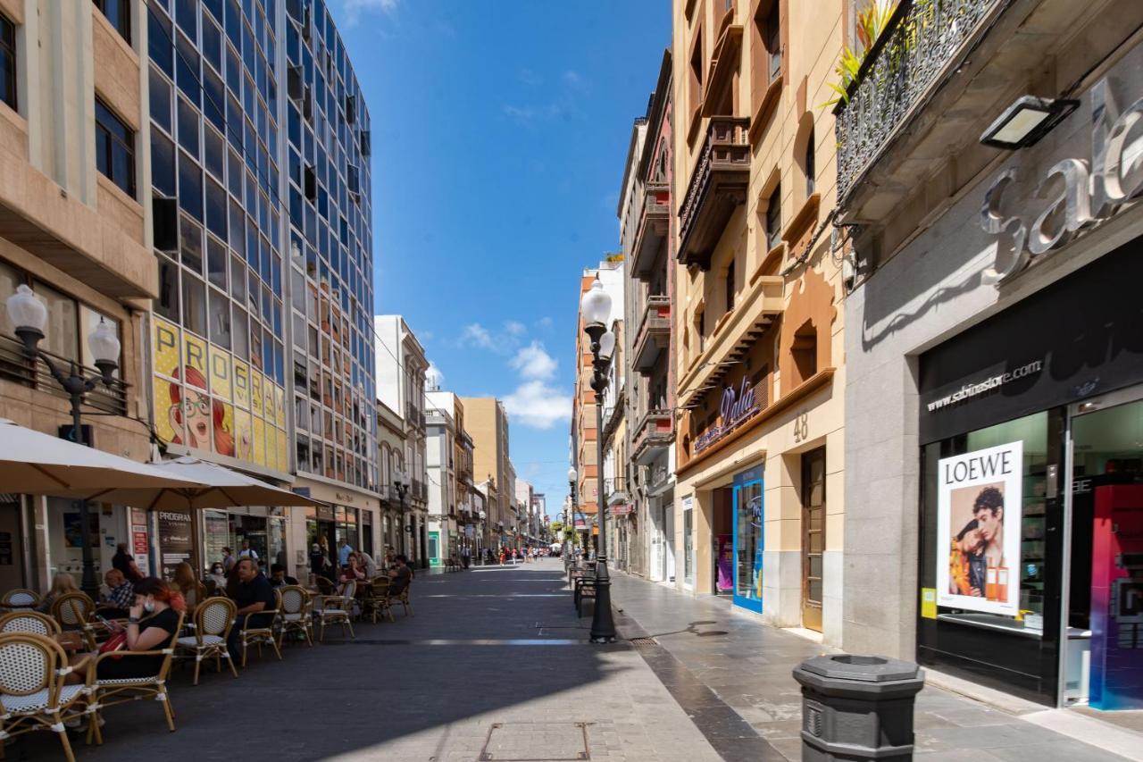 大加那利岛拉斯帕尔马斯Triana Centro Ciudad Con Increibles Vistas Al Mar公寓 外观 照片